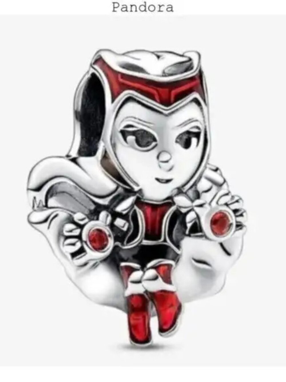 Marvel Scarlet Witch Charm Charms for Pandora Bracelet Necklace S925 Silver